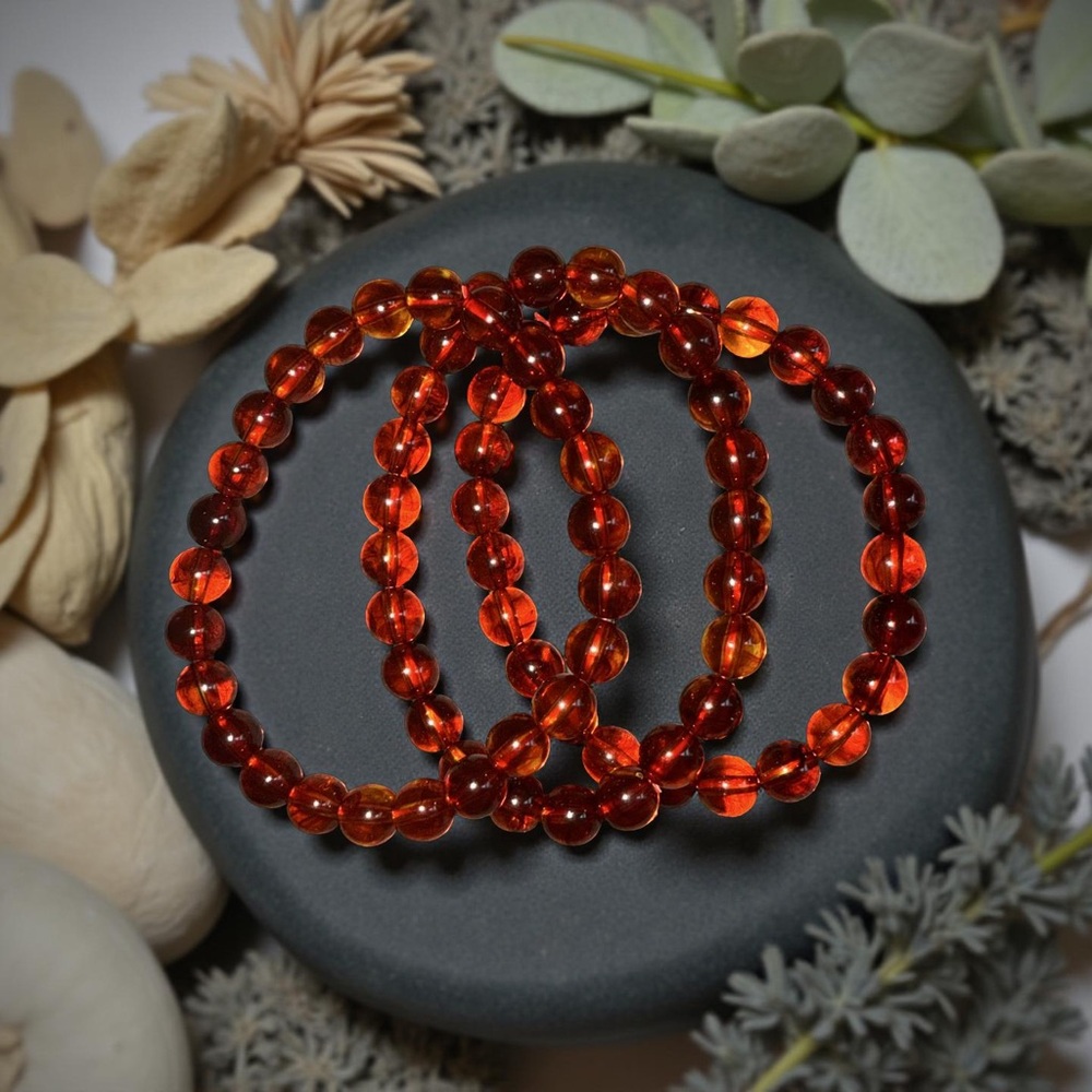 🆕 8mm Beautiful Baltic Amber bracelet ❤️
